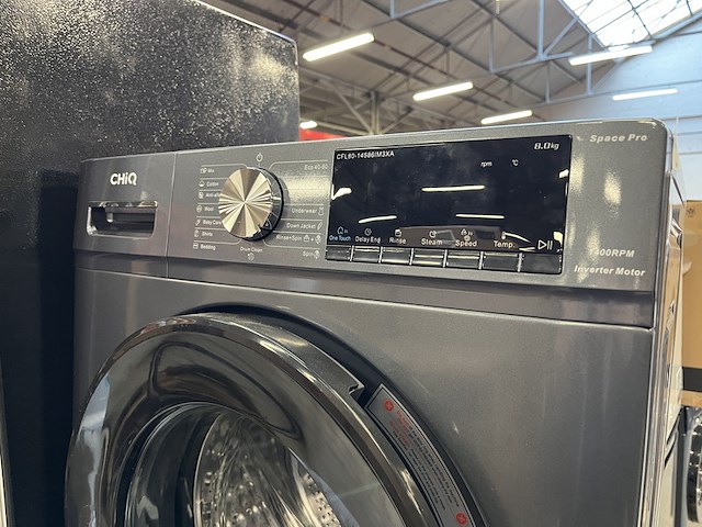 Wasmachine 10 kg 16 programma's space pro chiq, cfl100-14586im3xa - afbeelding 5 van  7