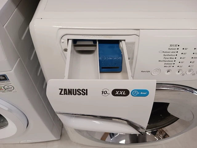 Wasmachine 10 kg zanussi, flp0641c1, wit - afbeelding 4 van  6