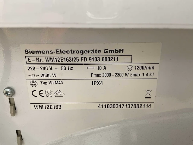 Wasmachine (2x) - afbeelding 8 van  8