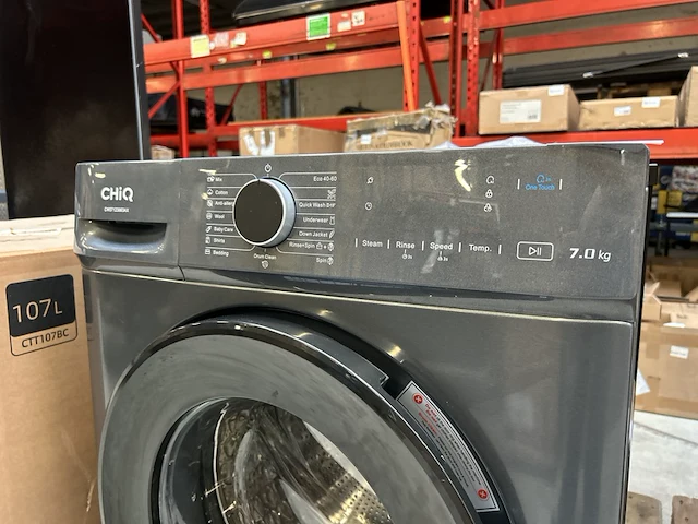 Wasmachine 7 kg 16 progr. ai smart 2025 model chiq, cw07123863ax - afbeelding 4 van  9
