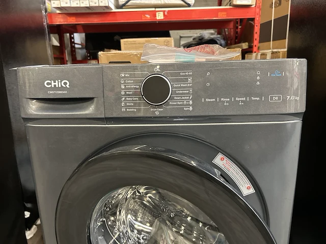 Wasmachine 7 kg 16 progr. ai smart 2025 model chiq, cw07123863ax - afbeelding 5 van  10