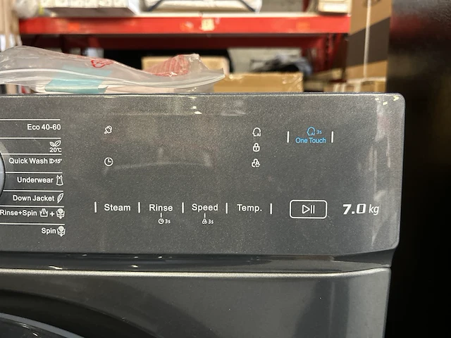Wasmachine 7 kg 16 progr. ai smart 2025 model chiq, cw07123863ax - afbeelding 8 van  10