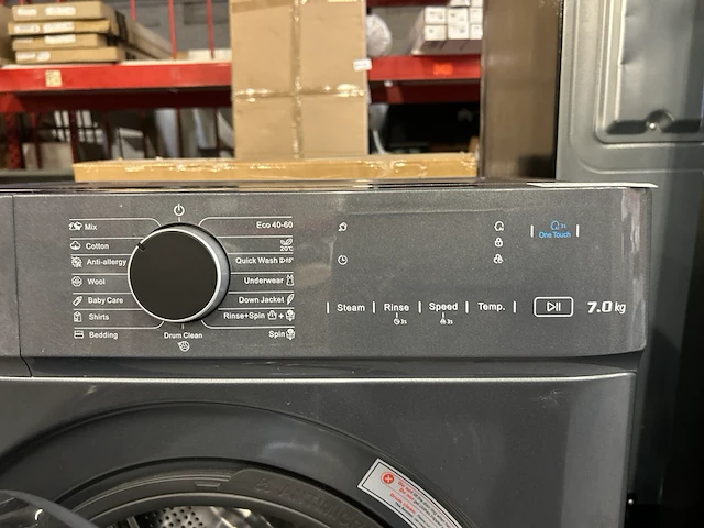 Wasmachine 7 kg 16 progr. ai smart 2025 model chiq, cw07123863ax - afbeelding 7 van  8