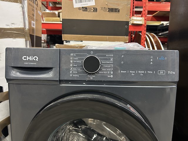 Wasmachine 7 kg 16 progr. ai smart 2025 model chiq, cw07123863ax - afbeelding 3 van  6