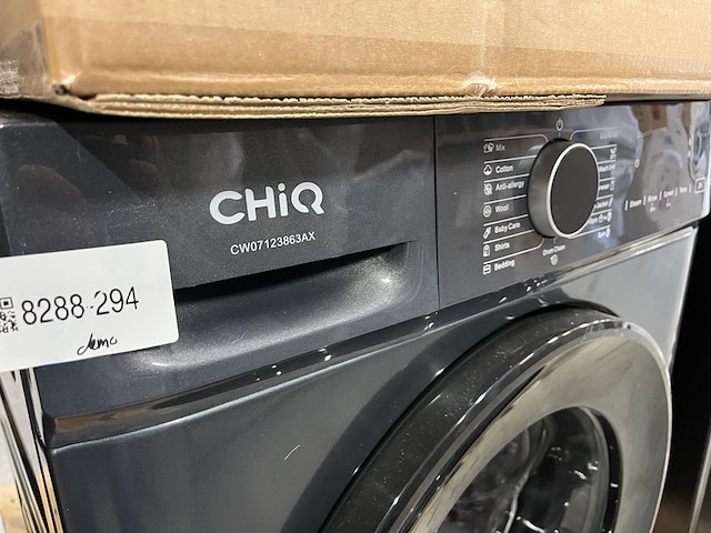 Wasmachine 7 kg 16 progr. ai smart 2025 model chiq, cw07123863ax - afbeelding 4 van  5