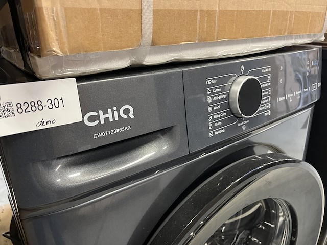 Wasmachine 7 kg 16 progr. ai smart 2025 model chiq, cw07123863ax - afbeelding 4 van  5