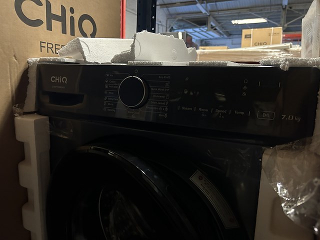Wasmachine 7 kg 16 progr. ai smart 2025 model chiq, cw07123863ax - afbeelding 4 van  7