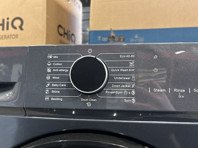 Wasmachine 7 kg 16 programma's. ai smart 2025 model chiq, cw07123863ax - afbeelding 4 van  7