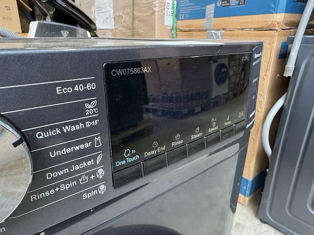 Wasmachine 7 kg 16 programma's space pro chiq, cw075863ax - afbeelding 4 van  4