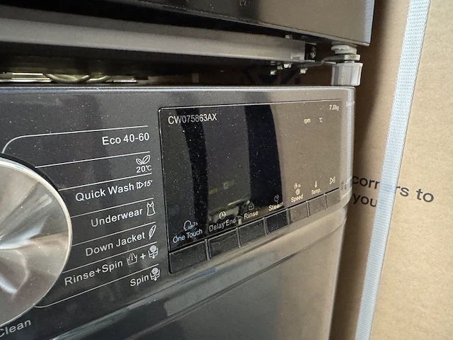 Wasmachine 7 kg 16 programma's space pro chiq, cw075863ax - afbeelding 4 van  4