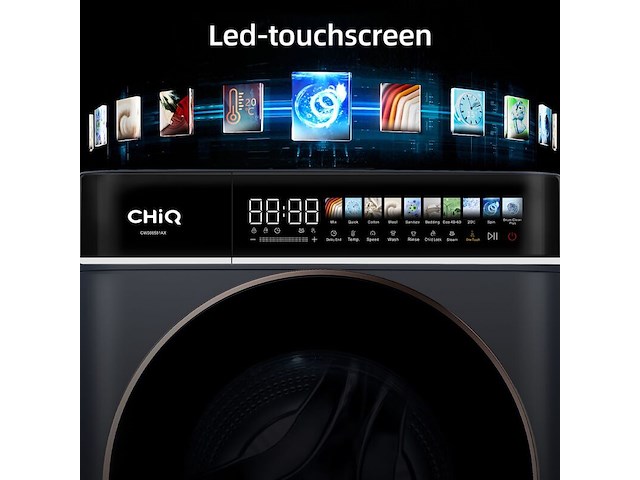 Wasmachine 8 kg 12 programma's space pro chiq, cw086581ax - afbeelding 3 van  7