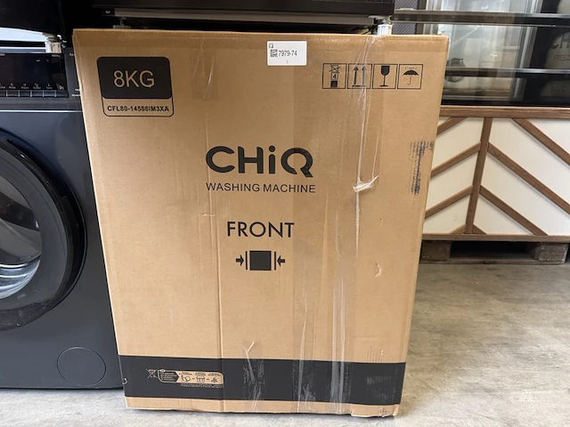 Wasmachine 8 kg 16 programma's space pro chiq, cfl80-14586im3xa - afbeelding 3 van  3