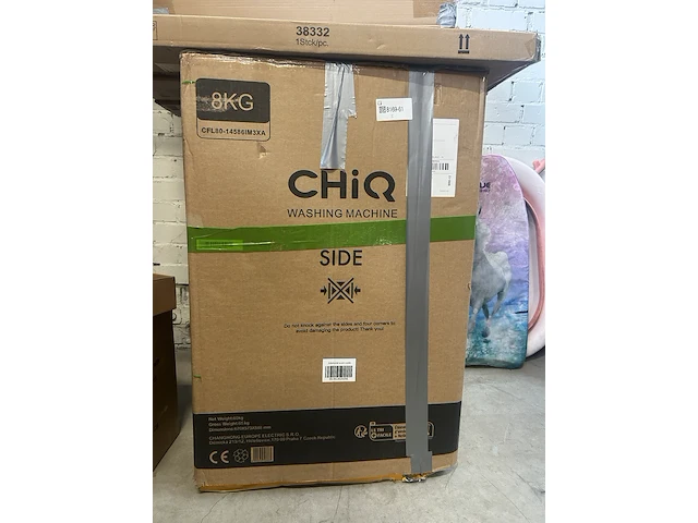 Wasmachine 8 kg 16 programma's space pro chiq, cfl80-14586im3xa - afbeelding 3 van  5