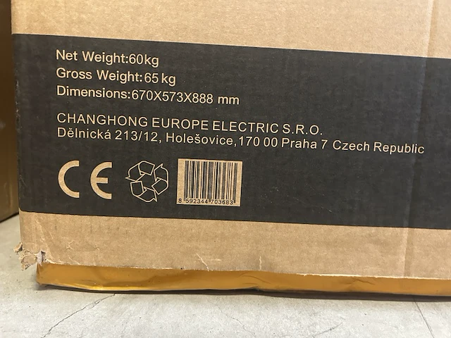 Wasmachine 8 kg 16 programma's space pro chiq, cfl80-14586im3xa - afbeelding 4 van  5