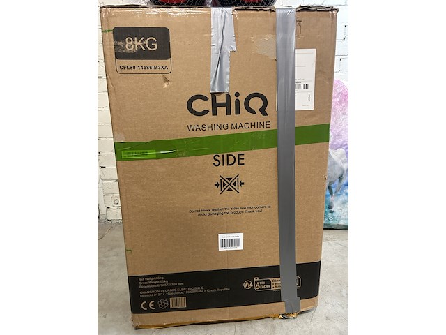 Wasmachine 8 kg 16 programma's space pro chiq, cfl80-14586im3xa - afbeelding 2 van  4