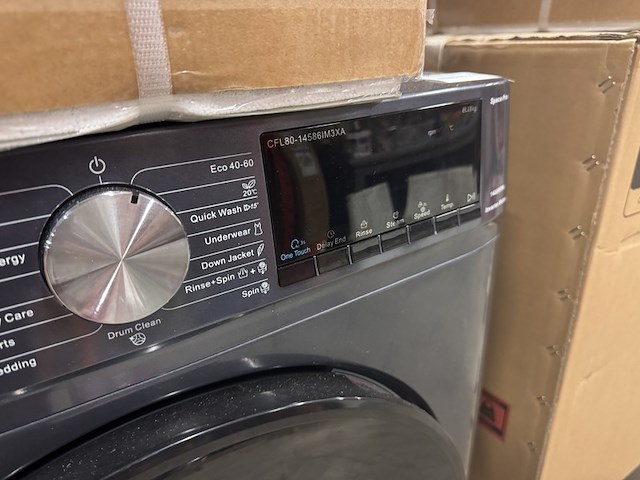 Wasmachine 8 kg 16 programma's space pro chiq, cfl80-14586im3xa - afbeelding 4 van  4