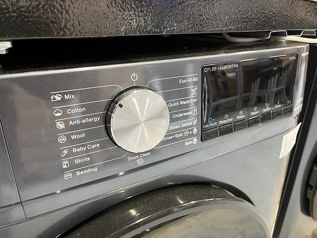 Wasmachine 8 kg 16 programma's space pro chiq, cfl80-14586im3xa - afbeelding 5 van  7