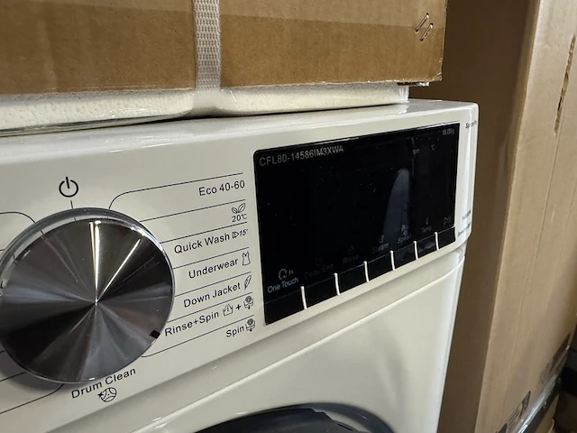 Wasmachine 8 kg 16 programma's space pro chiq, cfl80-14586im3xwa - afbeelding 3 van  3