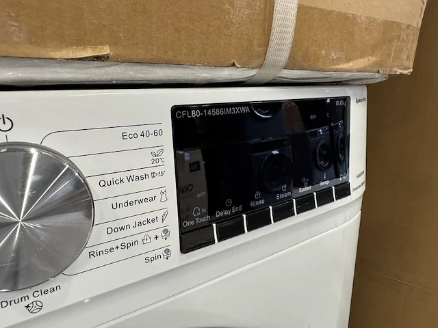 Wasmachine 8 kg 16 programma's space pro chiq, cfl80-14586im3xwa - afbeelding 3 van  3