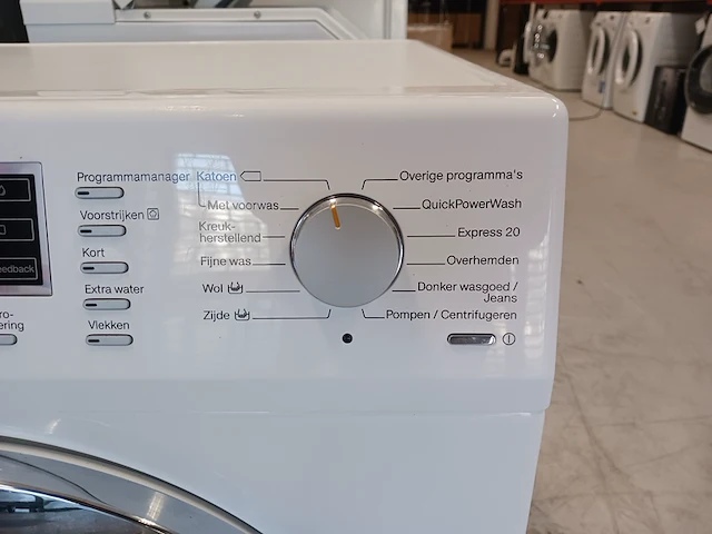 Wasmachine 8.0 kg miele a+++, wkm130 wps, wit - afbeelding 2 van  7