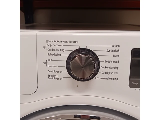 Wasmachine 8.0 kg, samsung eco bubble, wf8064sawq - afbeelding 4 van  8