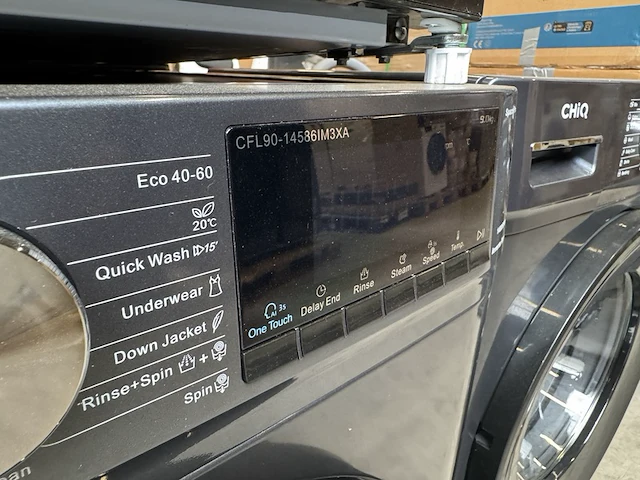 Wasmachine 9 kg 16 programma's space pro chiq, cfl90-14586im3xa - afbeelding 4 van  4