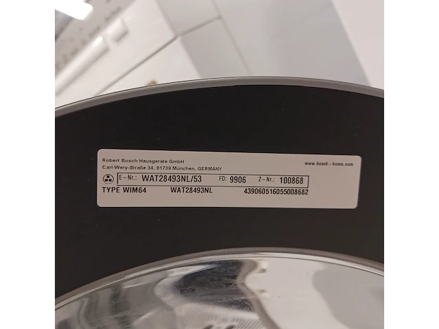 Wasmachine, bosch, wim64 - afbeelding 9 van  19