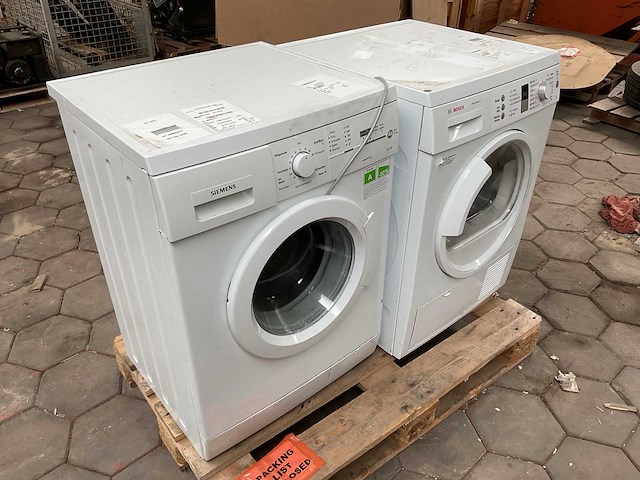 Wasmachine en droger - afbeelding 1 van  8