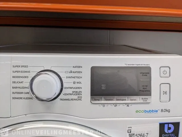 Wasmachine samsung, eco bubble - afbeelding 4 van  7