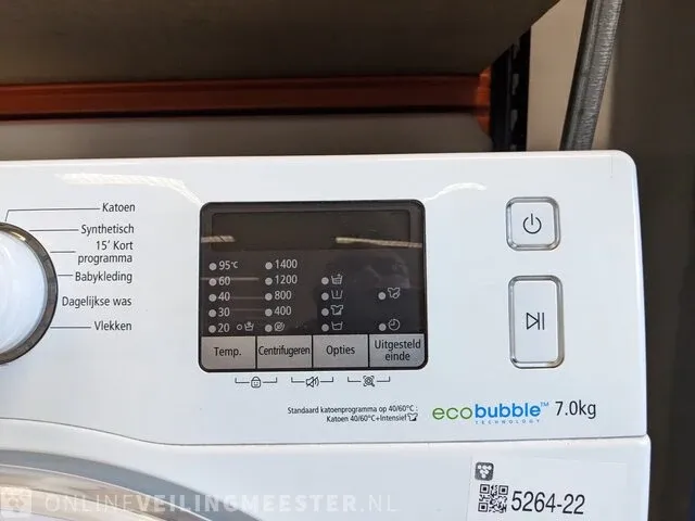 Wasmachine samsung, eco bubble - afbeelding 3 van  8