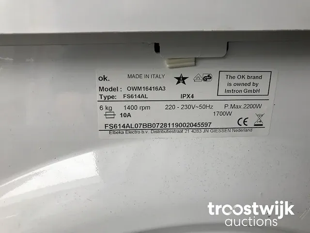 Wasmachine - afbeelding 5 van  5