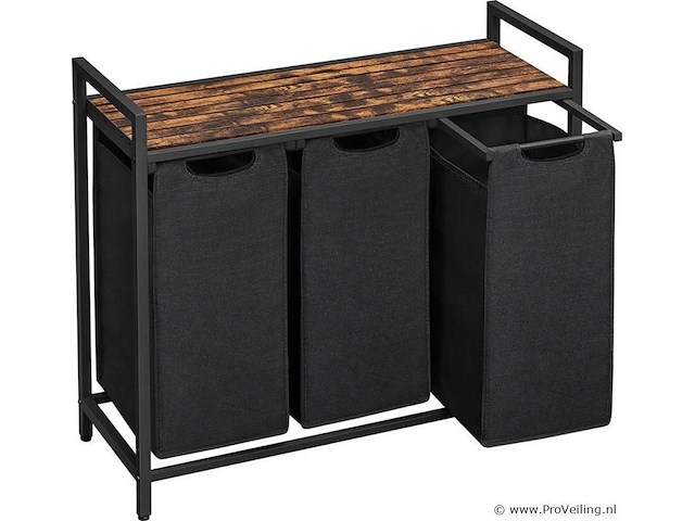 Wasmand - 3 vakken - afbeelding 1 van  1