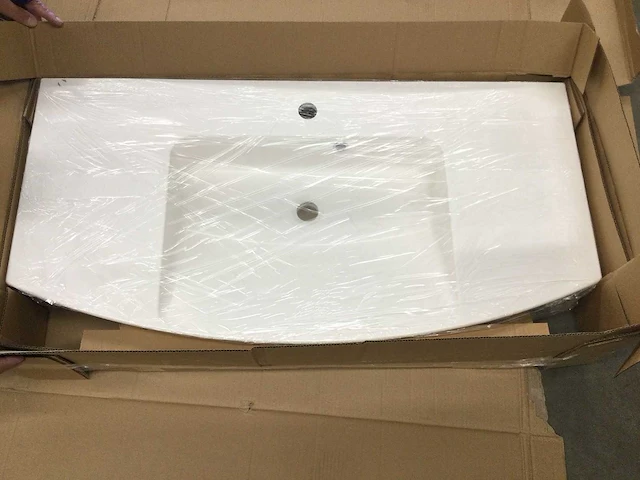 Wastafel 100 x 50 cm. - afbeelding 1 van  4