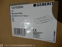 Wastafel geberit , renova, wit, , 100x48 - afbeelding 4 van  4