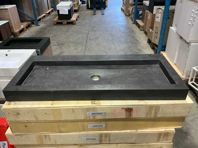 Wastafel natuursteen (100x45 cm) - afbeelding 2 van  4