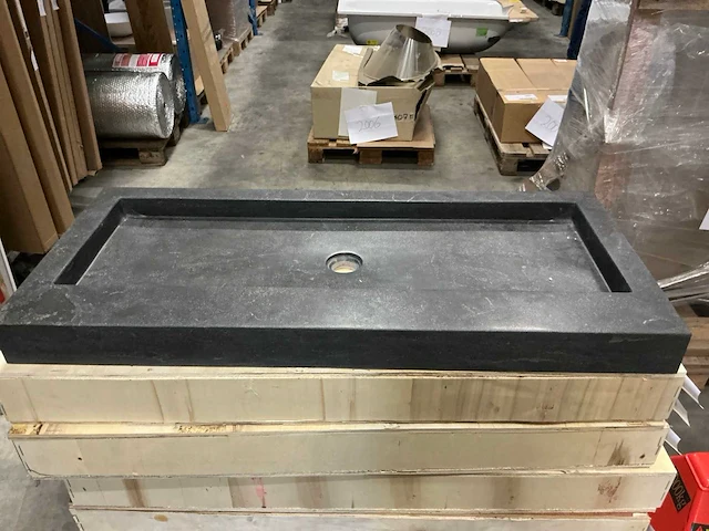 Wastafel natuursteen (100x45 cm) - afbeelding 4 van  4