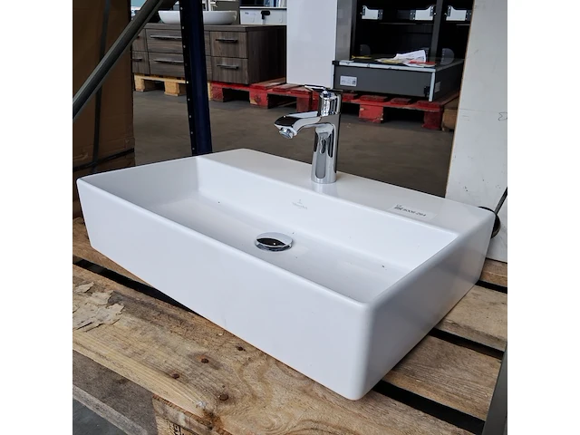 Wastafel, villeroy & boch, memento 2.0, matwit - afbeelding 3 van  5