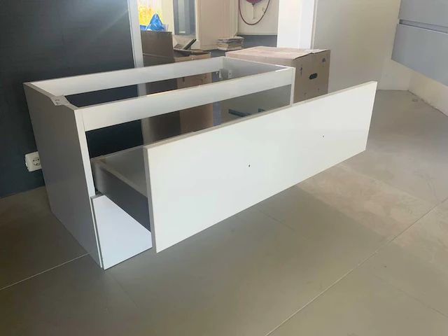 Wastafel wit 90cm - afbeelding 2 van  5