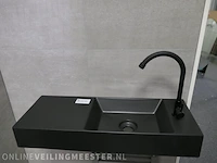 Wastafel xenz, mat zwart - afbeelding 3 van  7