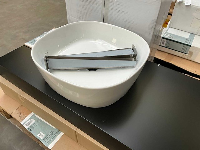 Wastafelblad met waskom (100 cm) - afbeelding 3 van  4