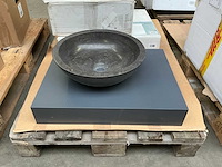 Wastafelblad met waskom (60 cm) - afbeelding 2 van  4