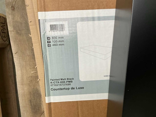 Wastafelblad met waskom (80 cm) - afbeelding 5 van  5