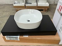 Wastafelblad met waskom (80 cm) - afbeelding 2 van  5