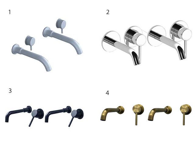 Wastafelkraan - vonato - fenora - meng inbouw - afbeelding 3 van  7