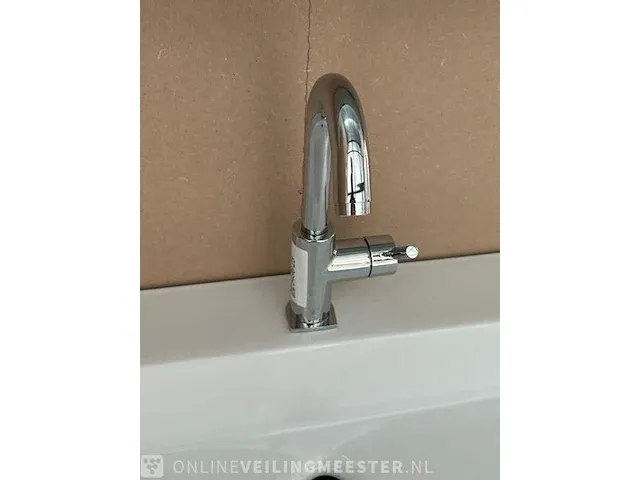 Wastafelkraan design hoog emmevie, wastafelkraan, chroom - afbeelding 2 van  4