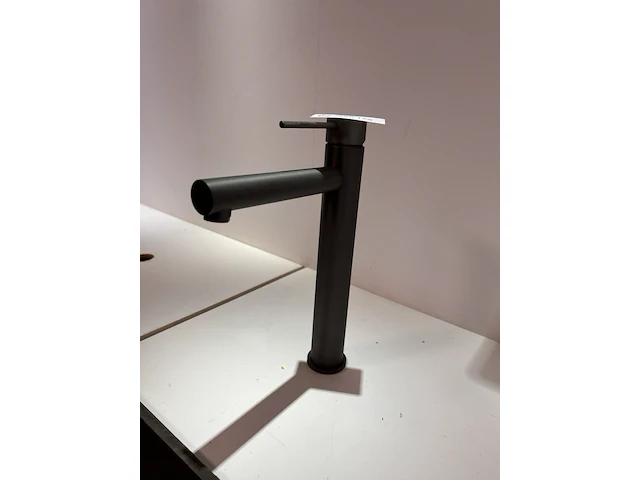 Wastafelkraan highriser gun metal - afbeelding 1 van  3