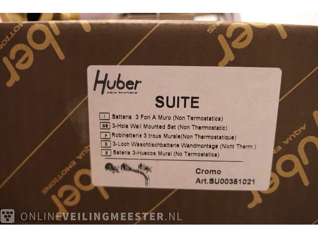 Wastafelkraan huber, suite, chroom - afbeelding 6 van  6