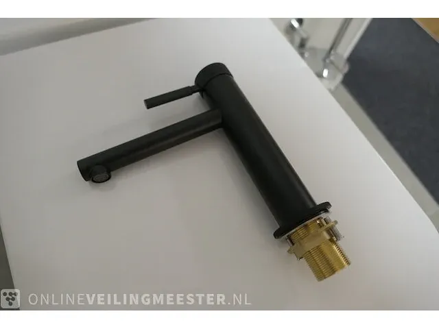 Wastafelkraan t.s. premium, blackline, mat zwart - afbeelding 2 van  4