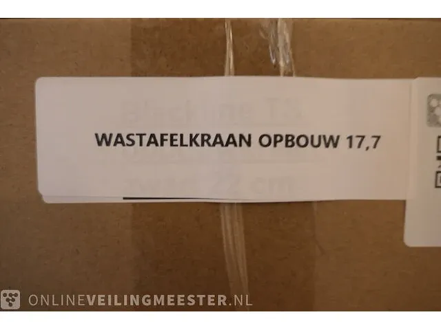 Wastafelkraan t.s. premium, blackline, mat zwart - afbeelding 4 van  4