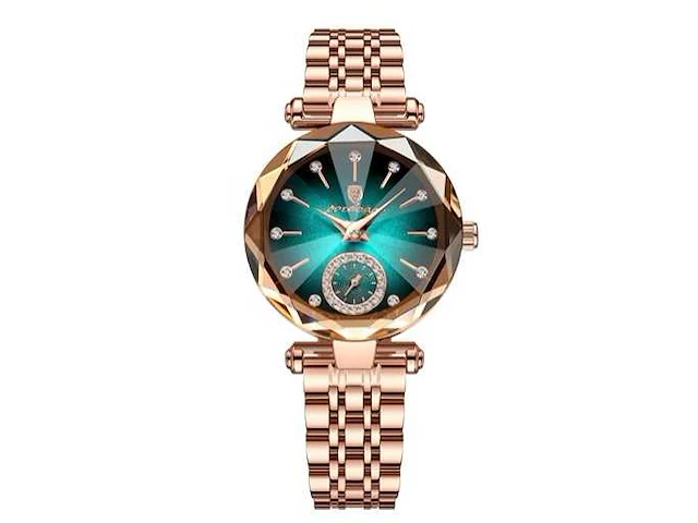 Watch for women luxury jewelry design rose gold - polshorloge - afbeelding 8 van  8